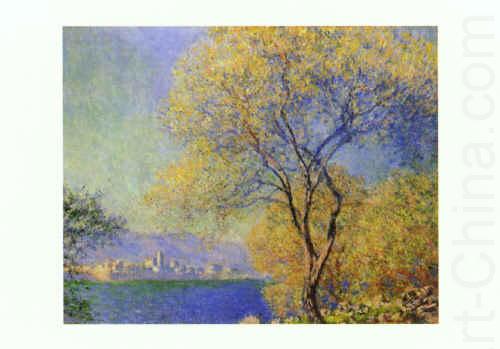 Claude Monet Antibes seen from the Salis Gardens china oil painting image